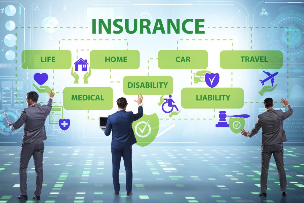 Family reviewing insurance coverage